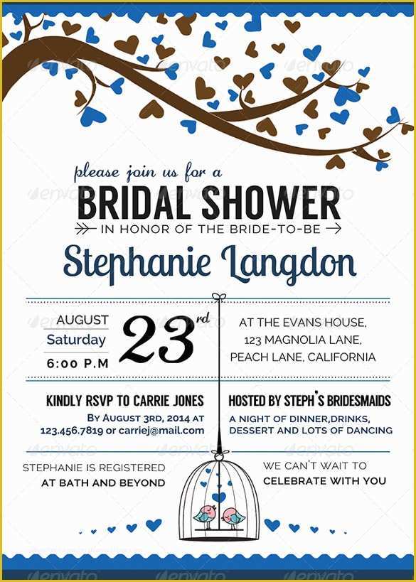 Couples Wedding Shower Invitations Templates Free Of 26 Wedding Shower Invitation Templates – Free Sample