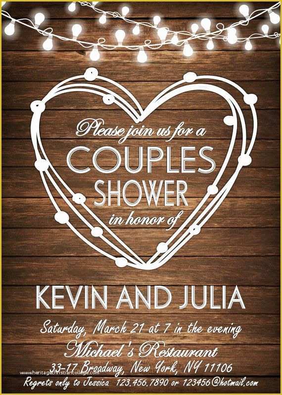 Couples Wedding Shower Invitations Templates Free Of Couples Shower Invitation Bbq Couples Shower Bbq by