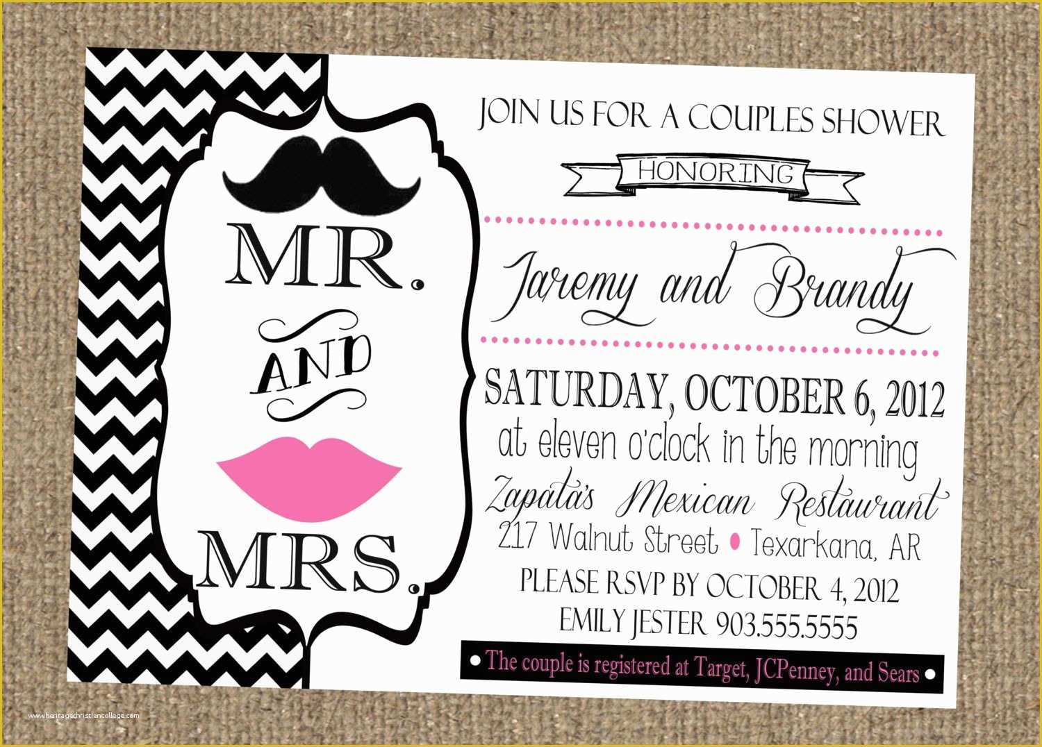 Couples Wedding Shower Invitations Templates Free Of Couples Wedding Shower Invitation Wording Wedding Shower