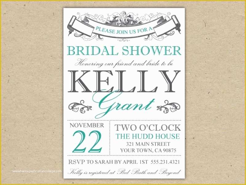 Couples Wedding Shower Invitations Templates Free Of Couples Wedding Shower Invitations Templates Free