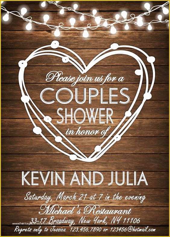 Couples Wedding Shower Invitations Templates Free Of How to Host the Best Couple S Bridal Shower Marrying