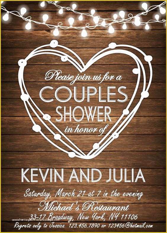 couple shower invitations Couples shower invitation vintage couples ...