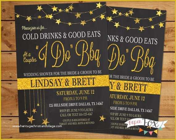 Couples Wedding Shower Invitations Templates Free Of I Do Bbq Invitations for Weddings Engagement Parties