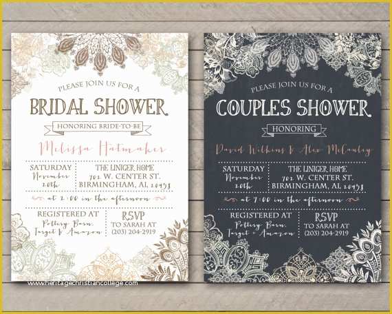 Couples Wedding Shower Invitations Templates Free Of Printable Couples Wedding Shower Invitations Yourweek