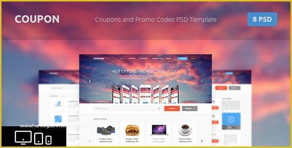 Coupon Psd Template Free Of Coupon Coupons and Promo Codes Psd Template by