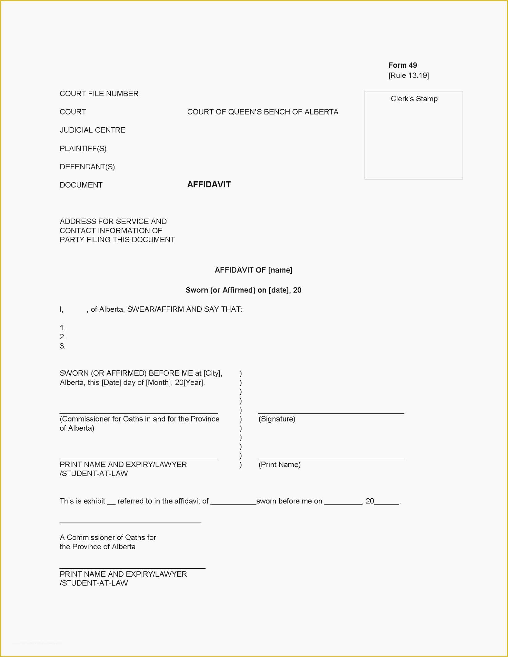 Court Document Templates Free Of 13 Ideas to organize Your Own Free Legal