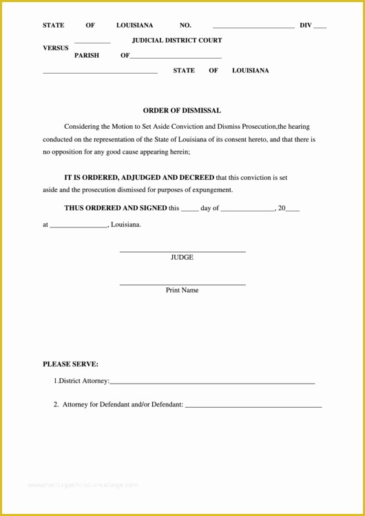 Court Document Templates Free Of 34 Louisiana Court forms and Templates Free to In Pdf