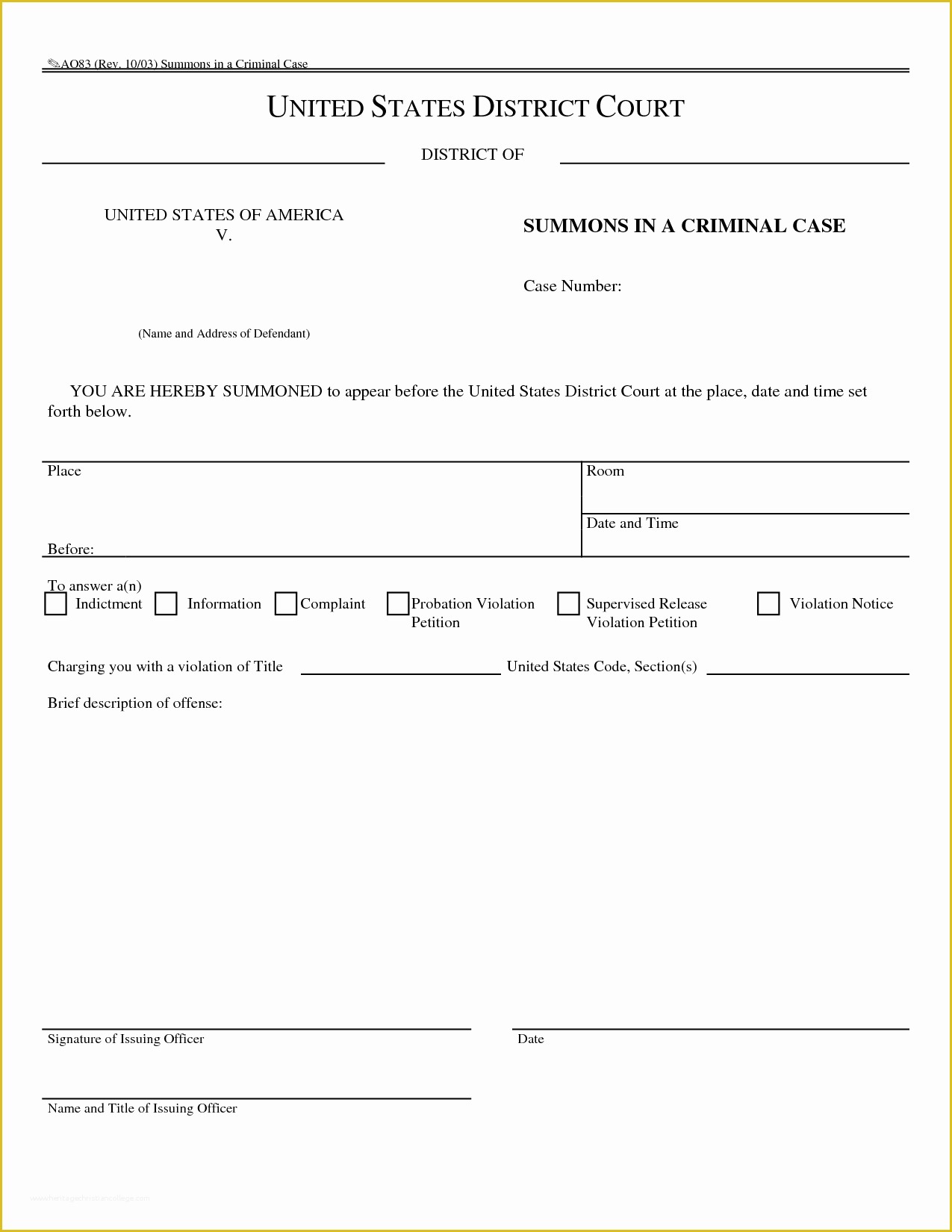 Court Document Templates Free Of Collection Blank Court Document Template S Daily