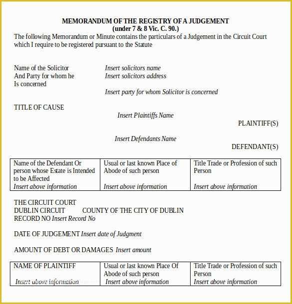 Court Document Templates Free Of Legal Memo Template 13 Word Excel Pdf Documents