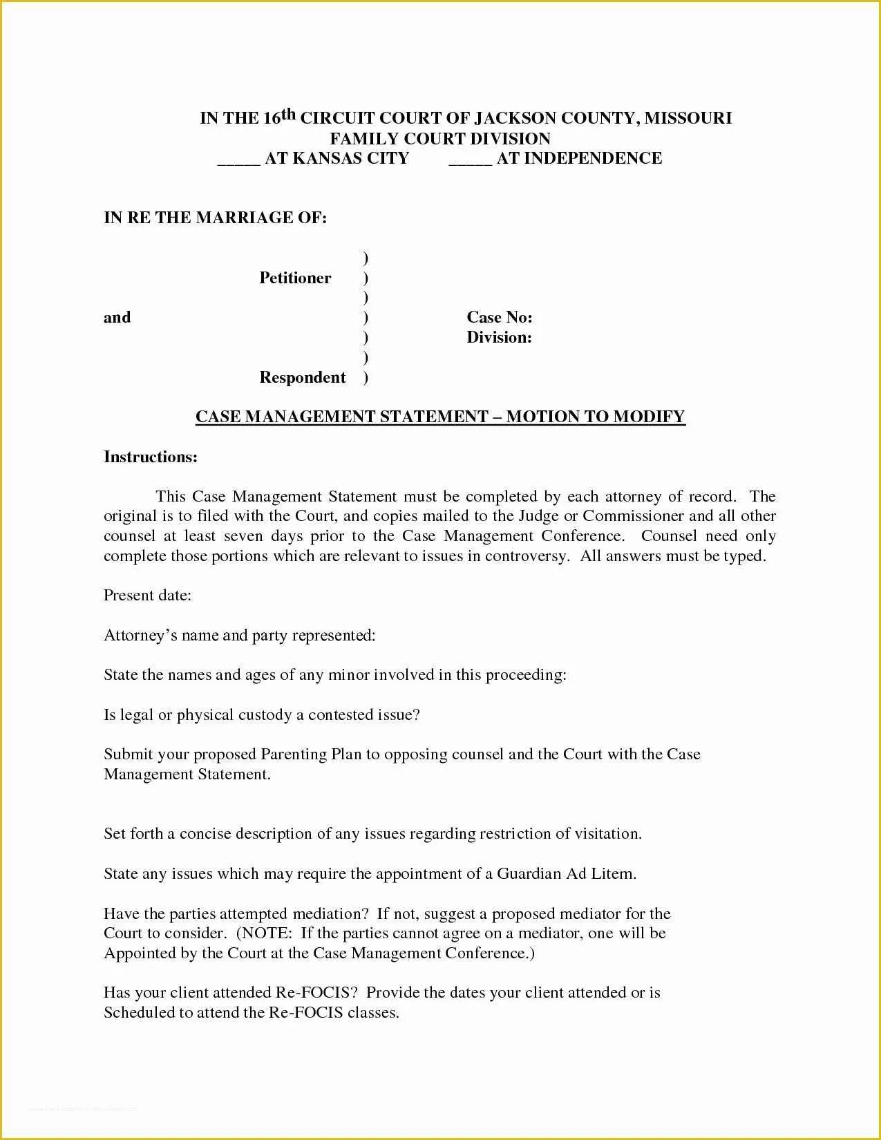 Court Document Templates Free Of Legal Motion Template 2018