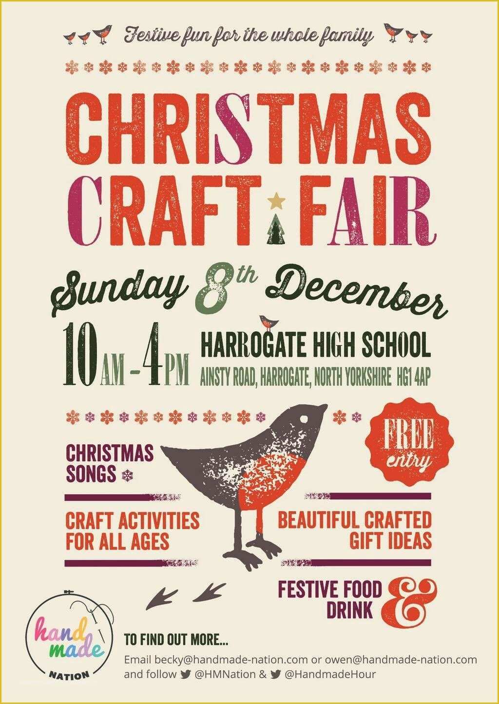 Craft Fair Poster Template Free Of 1000 Images About Xmas Design On Pinterest