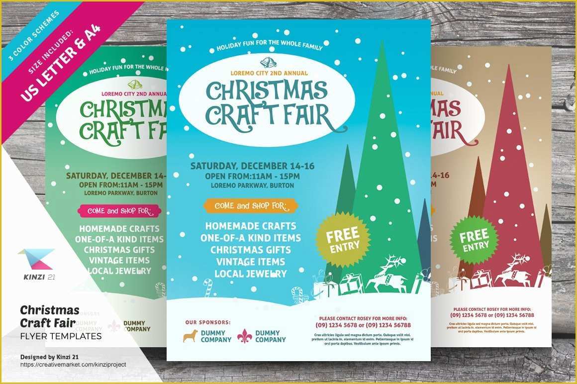 Craft Fair Poster Template Free Of Christmas Craft Fair Flyer Templates Flyer Templates