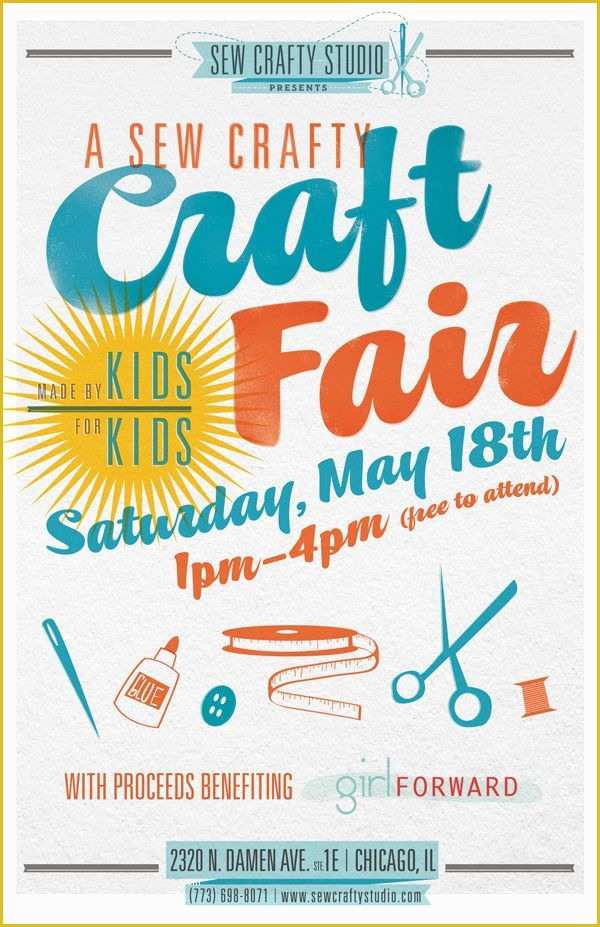 Craft Fair Poster Template Free Of Craft Fair Poster