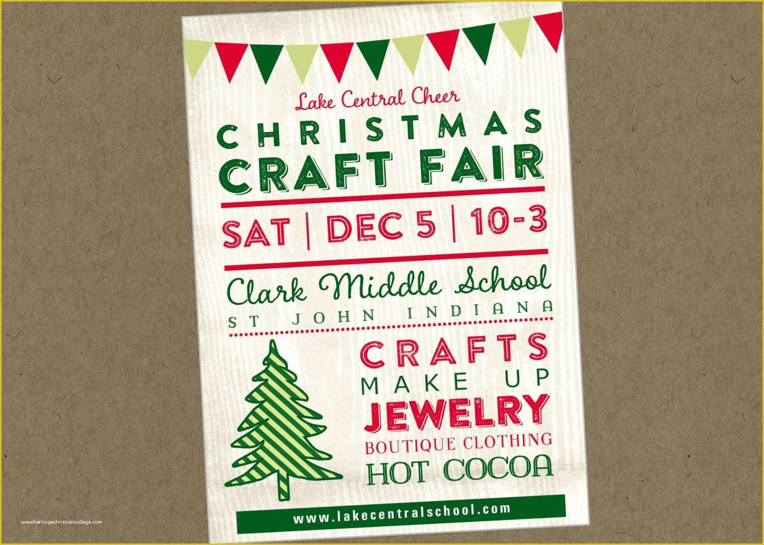 Craft Fair Poster Template Free Of Printable Flyer Chrismas Holiday Fair Fest Bazaar Craft Show