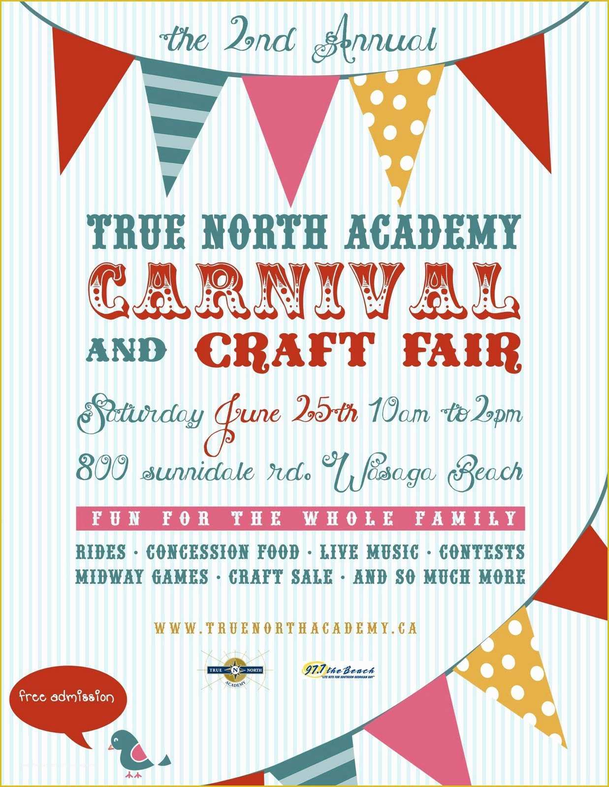 Craft Fair Poster Template Free Of Serendipity soiree Vintage orange and Aqua Circus theme