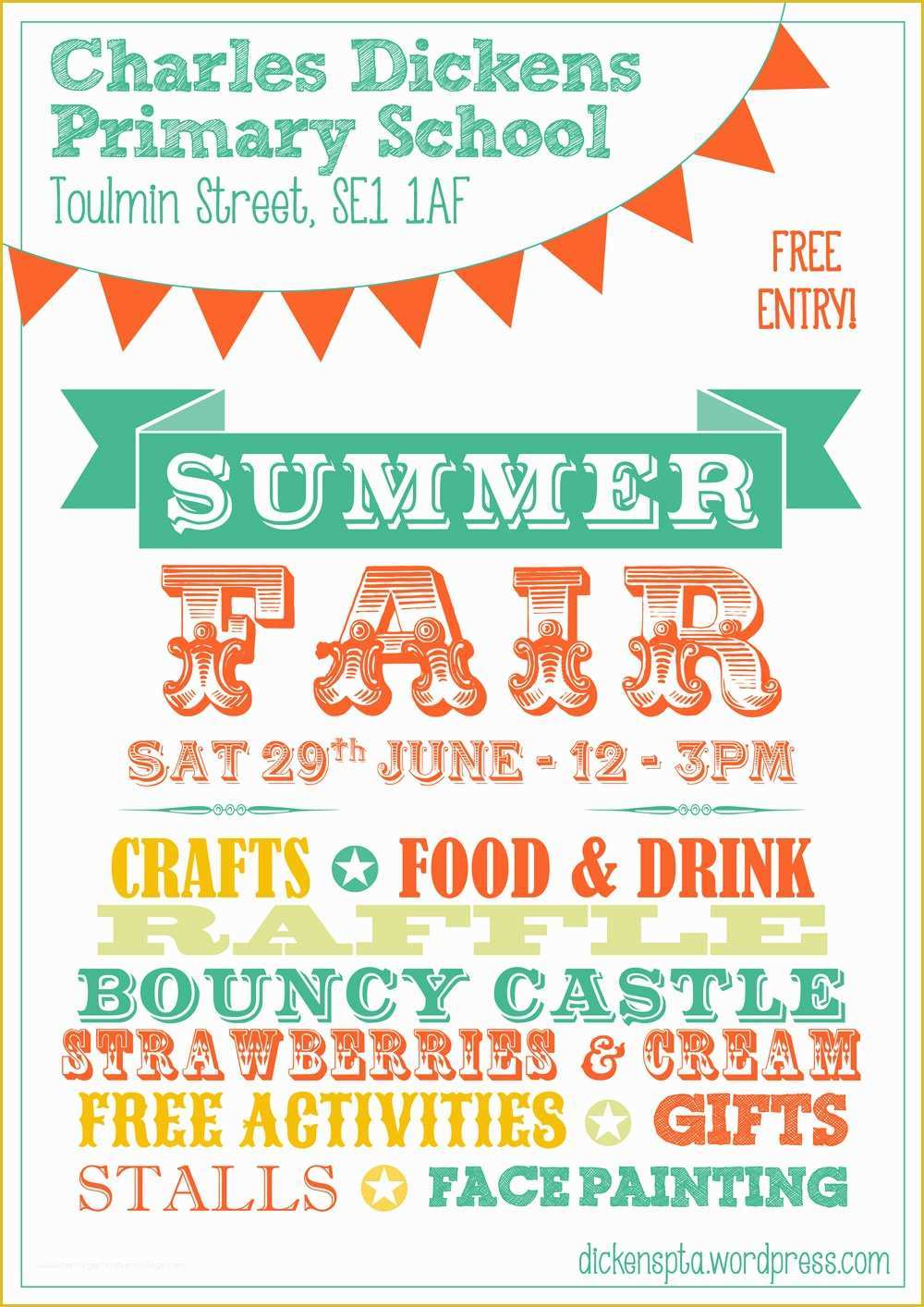 Craft Fair Poster Template Free Of Summer Fair Poster
