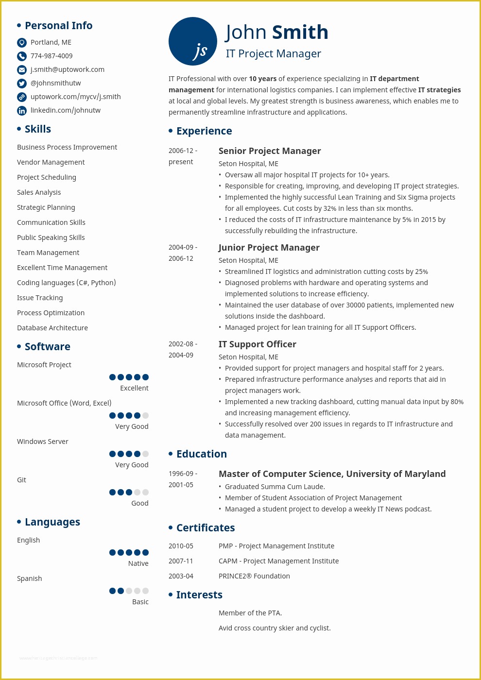 Create Free Cv Template Of 20 Cv Templates Create A Professional Cv & Download In 5