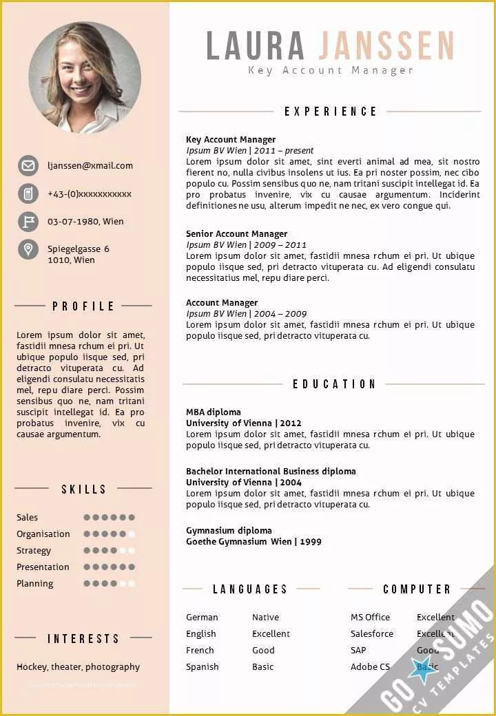 Create Free Cv Template Of 25 Best Ideas About Cv Template On Pinterest