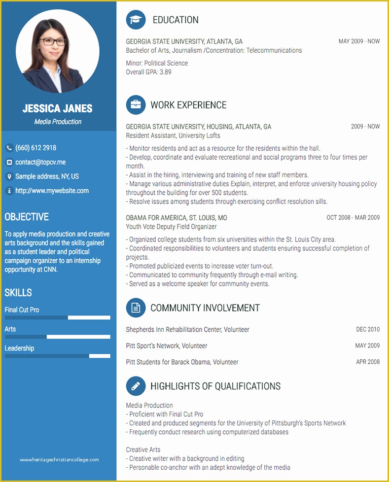 Create Free Cv Template Of Create A Professional Resume