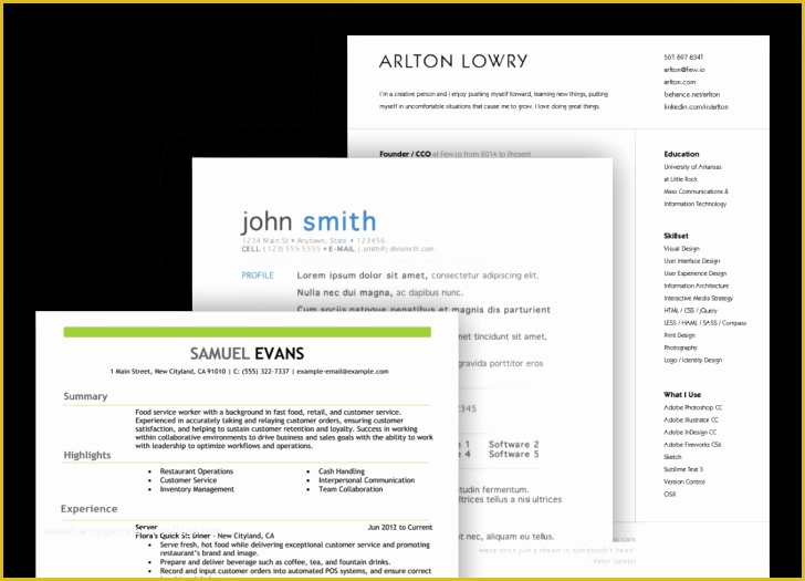 how to create a resume on windows 10