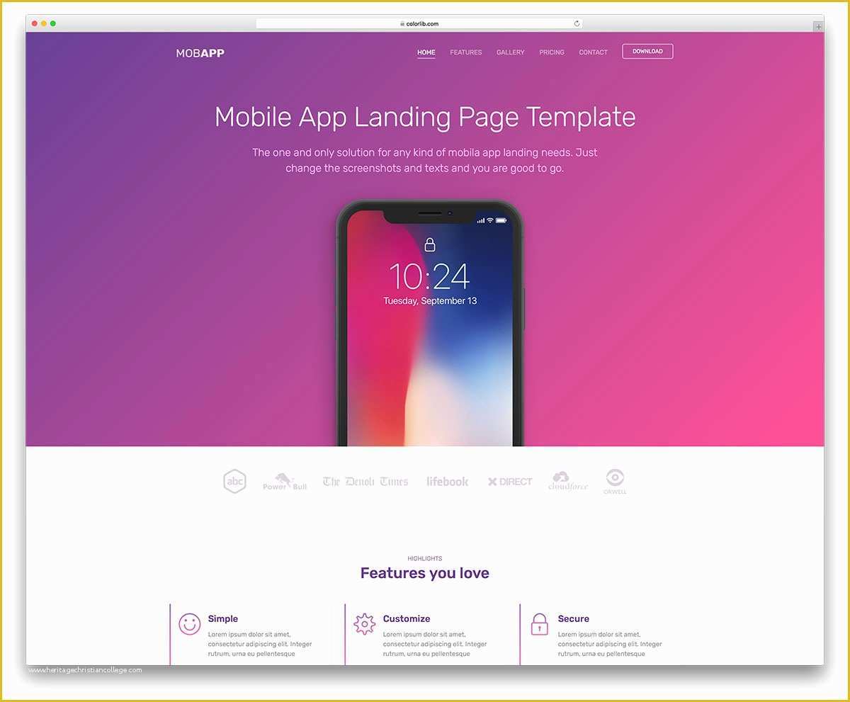 Create Free Landing Page Templates Of 33 Best Free Bootstrap Landing Page Templates with Modern