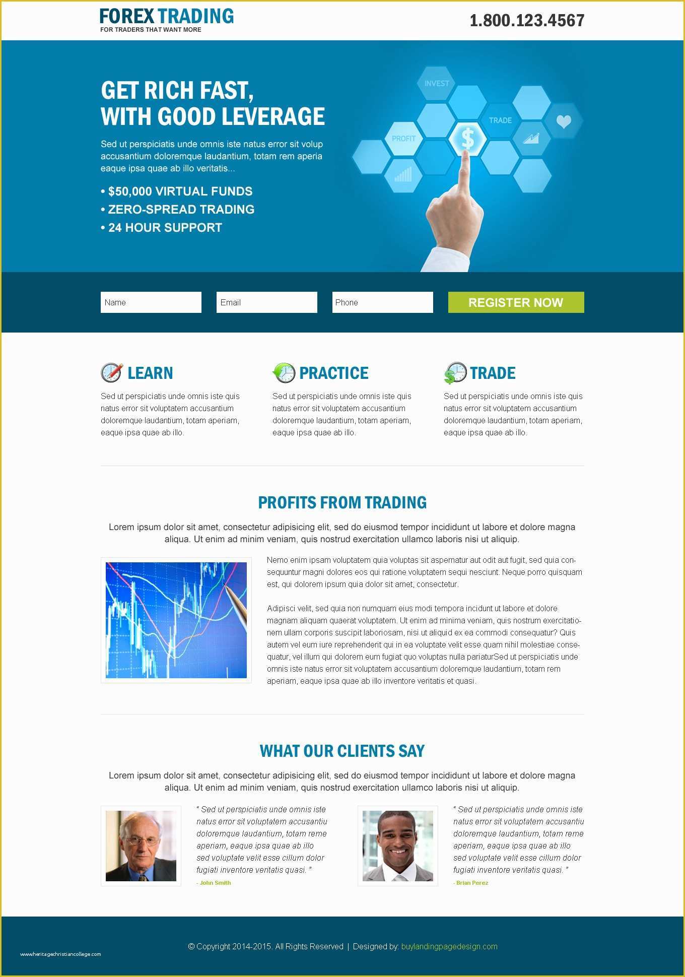 41 Create Free Landing Page Templates