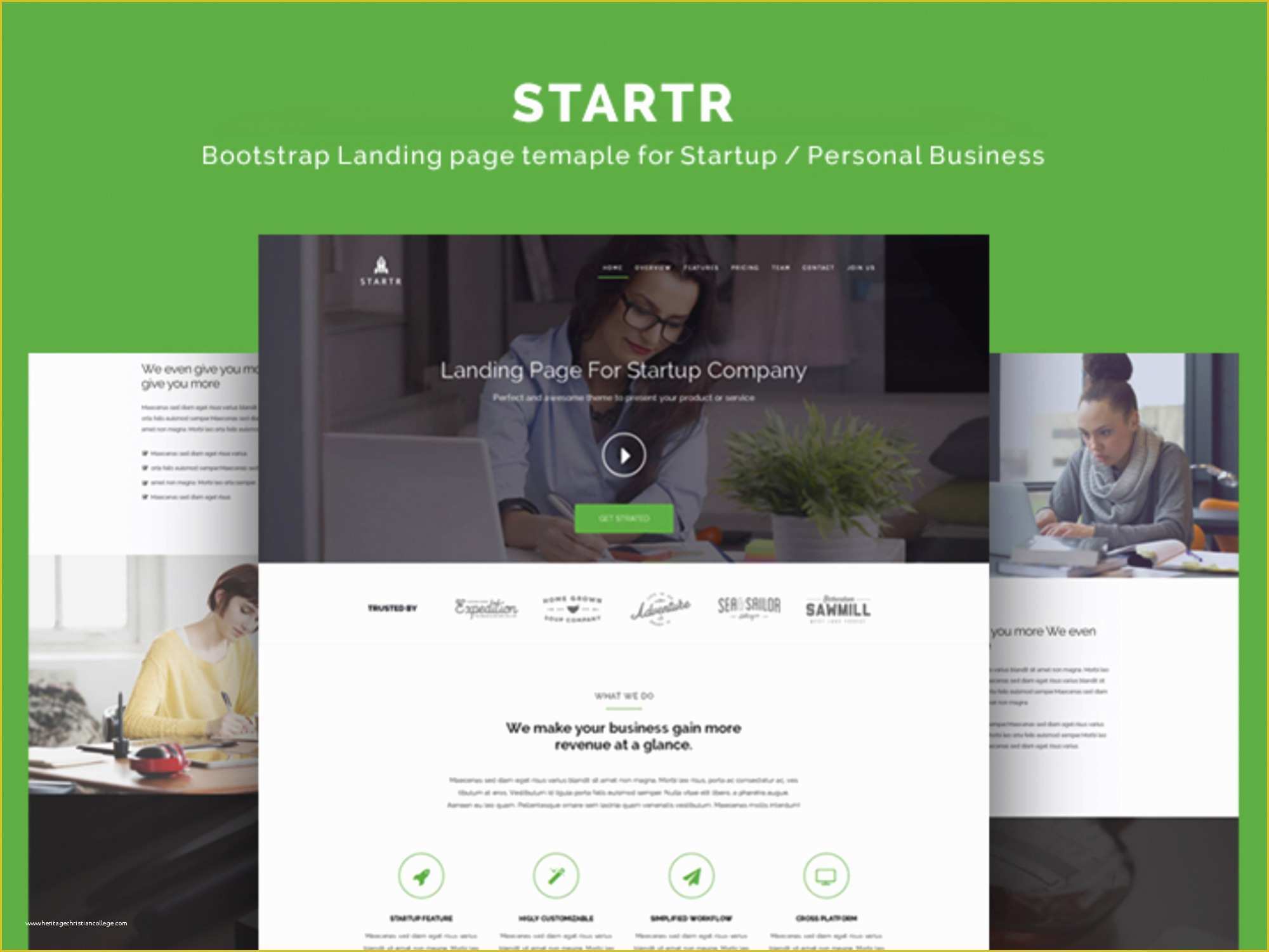 Create Free Landing Page Templates Of Startr Free Startup Landing Page Template Designstub