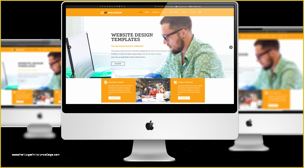 Create Free Website Template Of Et Web Design – Free Responsive Web Design Joomla Template