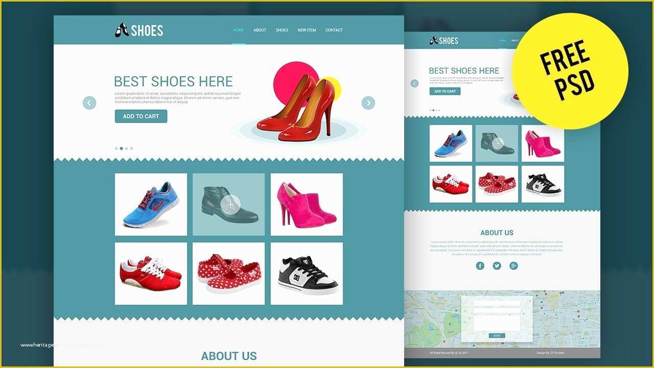 Create Free Website Template Of Web Template Design Ui Ux Adobe Shop Cc Tutorial