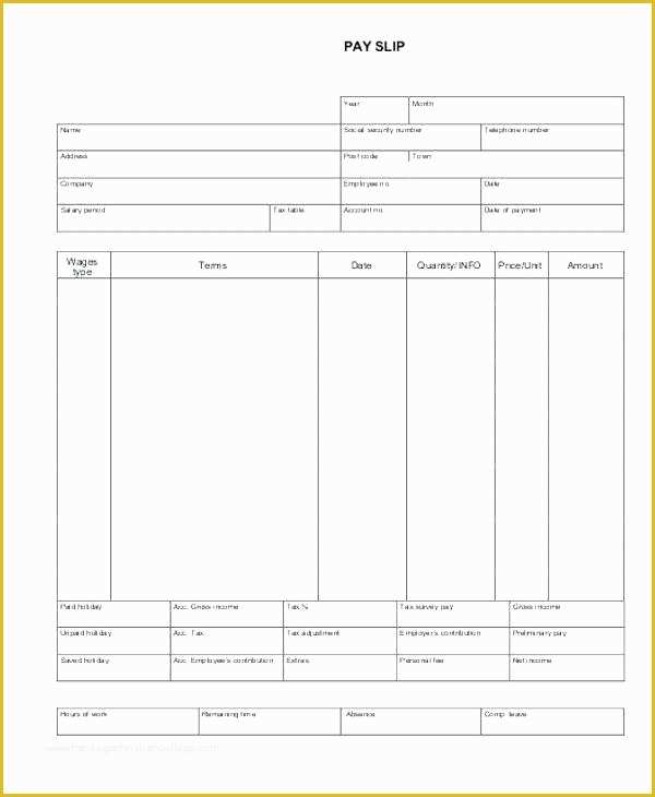 Create Paycheck Stub Template Free Of Create A Pay Stub with Intuit Maker Templates for Flyers