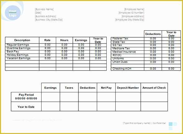Create Paycheck Stub Template Free Of Make Pay Stubs Template Free