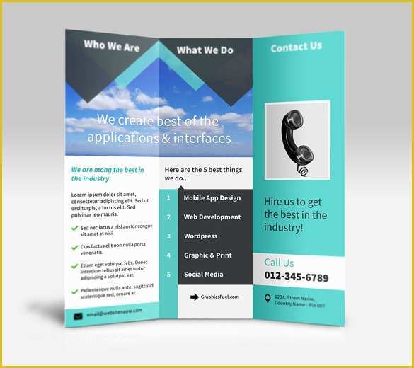 Create Your Own Brochure Templates Free Of 38 Free Brochure Templates Psd Eps Ai