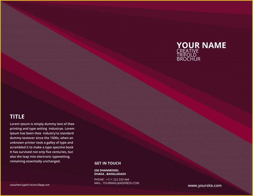 Create Your Own Brochure Templates Free Of 5 Free Line Brochure Templates to Create Your Own Brochure