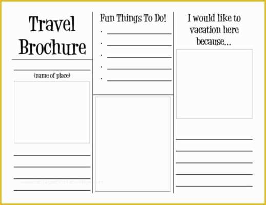 Create Your Own Brochure Templates Free Of Travel Brochure Layers Of Learning