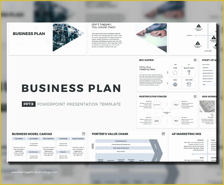 Creative Business Plan Template Free Of 20 Business Plan Powerpoint Designs &amp; Templates Psd Ai