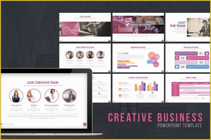 Creative Business Plan Template Free Of ascha Lookbook Powerpoint Template by Templabs
