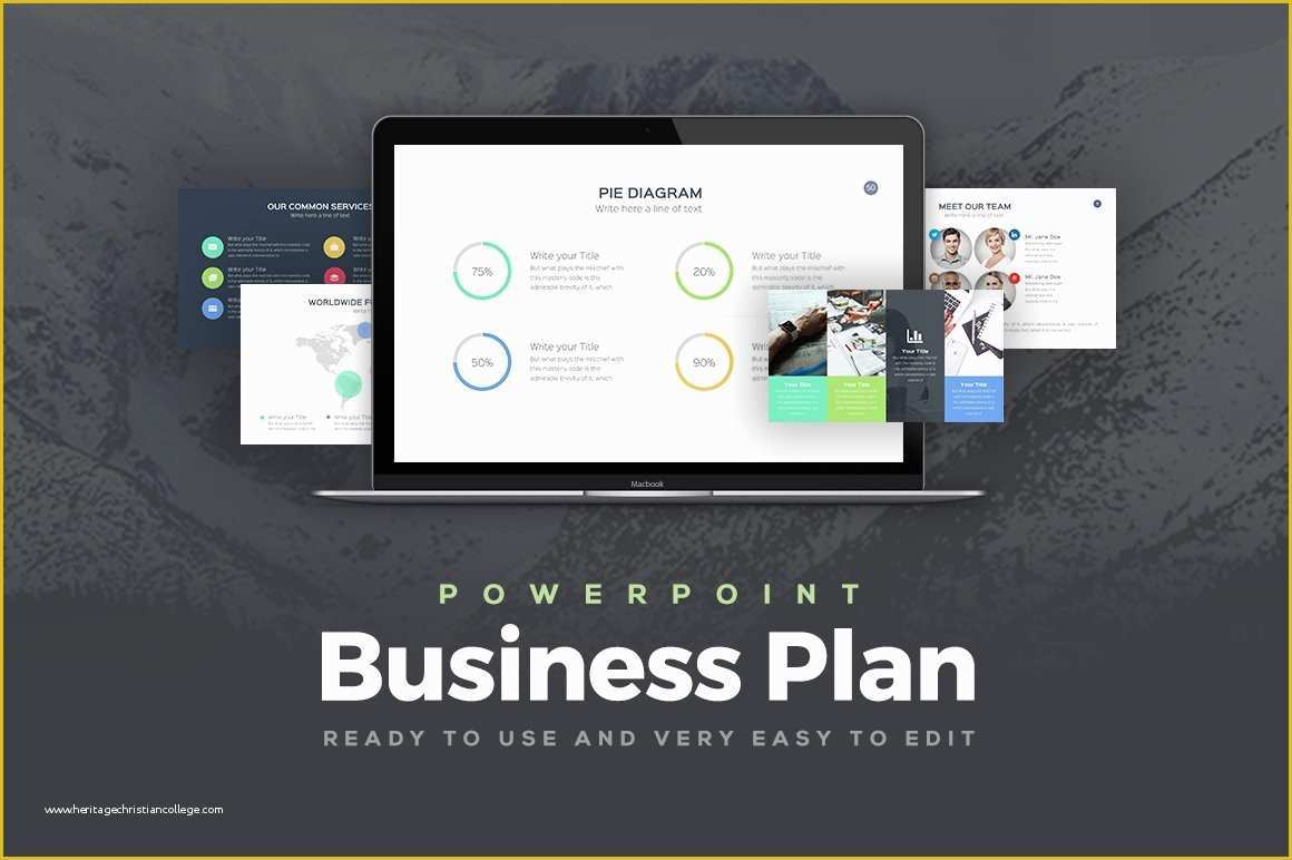 Creative Business Plan Template Free Of Business Plan Powerpoint Template Powerpoint Templates