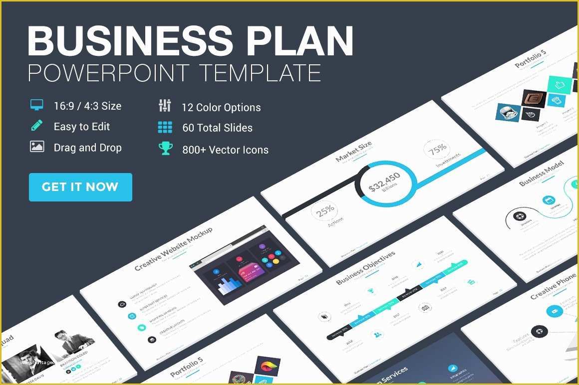 Creative Business Plan Template Free Of Business Plan Powerpoint Template Powerpoint Templates