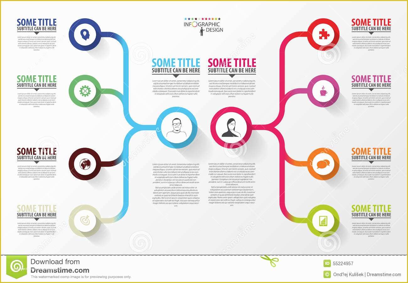 Creative Business Plan Template Free Of Modern Infographics Business Plan Design Template Vector