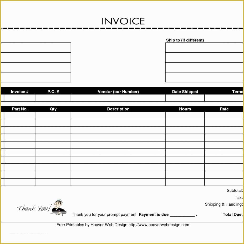 Creative Invoice Template Free Download Of Creative Invoice Template Free Download Hoover Receipts