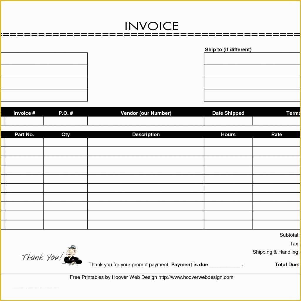 Creative Invoice Template Free Download Of Creative Invoice Template Free Download Hoover Receipts