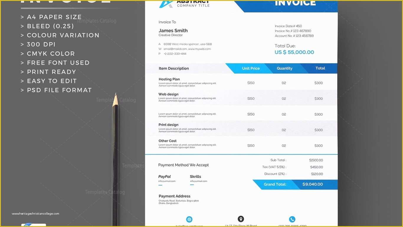 Creative Invoice Template Free Download Of Fillable Invoice Shop Template Resume Templates Psd