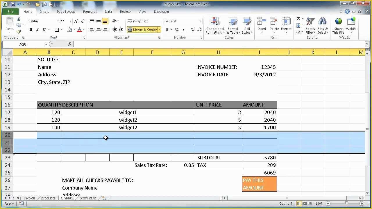 Creative Invoice Template Free Download Of Making An Invoice In Excel Invoice Template Ideas