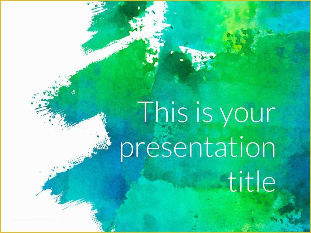 Creative Powerpoint Templates Free Of Free Art Powerpoint Template or Google Slides theme