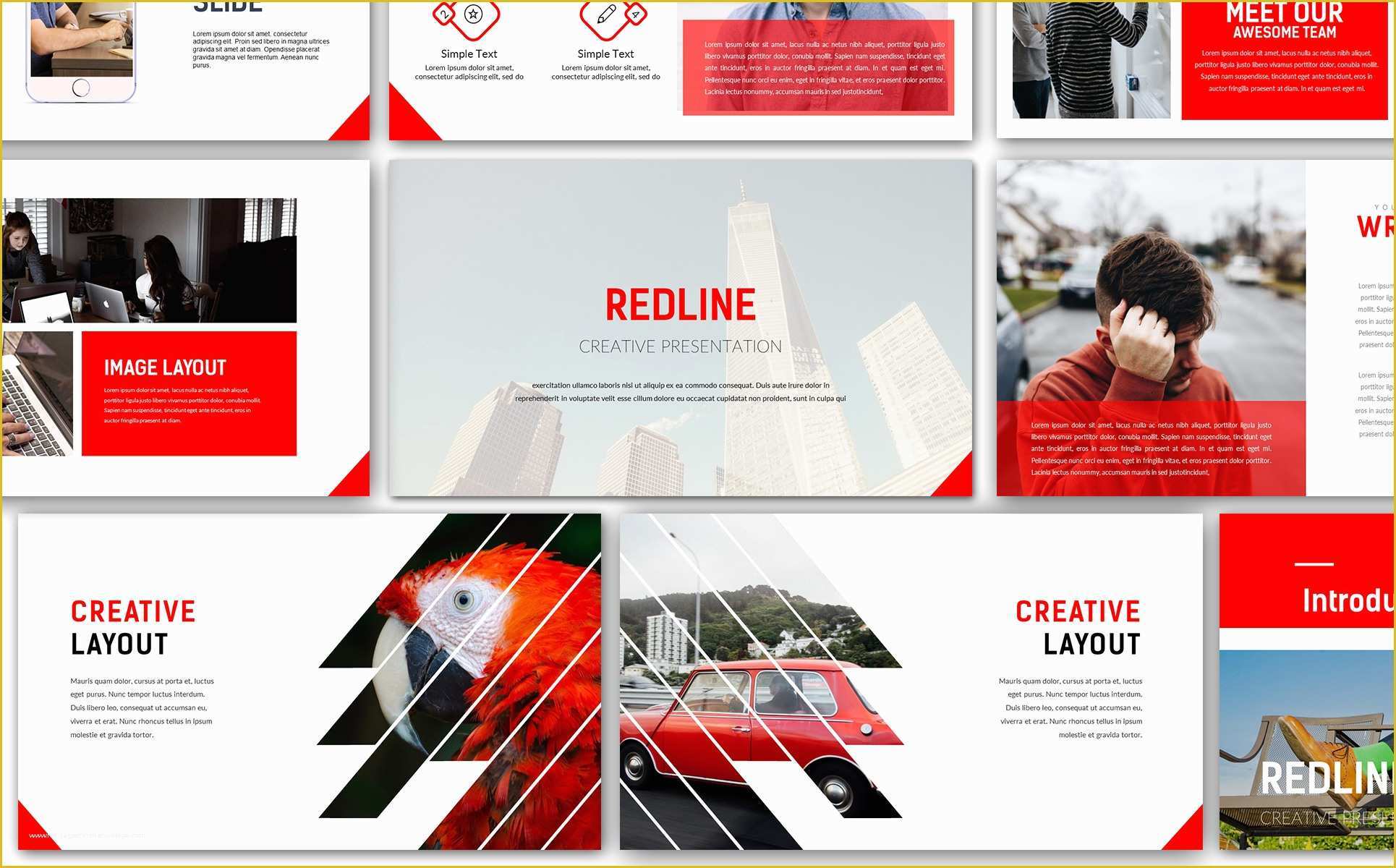 Creative Powerpoint Templates Free Of Tema Powerpoint Per Un Sito Di Design E Fotografia