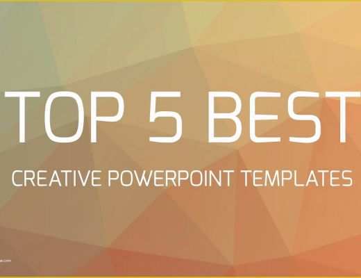 Creative Powerpoint Templates Free Of top 5 Best Creative Powerpoint Templates