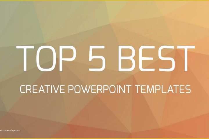 Creative Powerpoint Templates Free Of top 5 Best Creative Powerpoint Templates