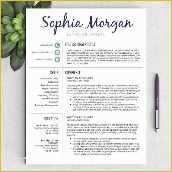Creative Resume Templates for Word Free Of Best 20 Modern Resume Template Ideas On Pinterest