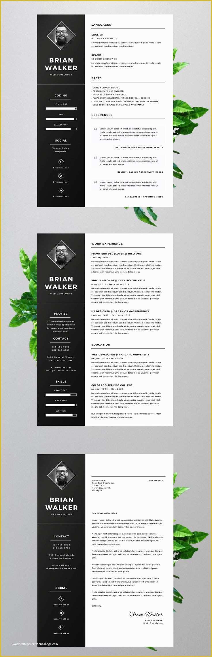 Creative Resume Templates for Word Free Of Best 25 Free Creative Resume Templates Ideas On Pinterest