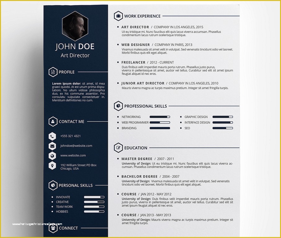 Creative Resume Templates for Word Free Of Free Creative Resumé Template by Daniel Hollander